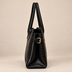 THE GOAT BAG CROCOBLACK
