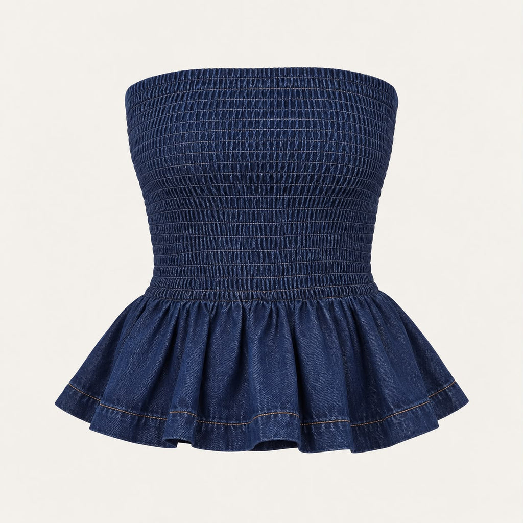 THE DEEP INDIGO TOP