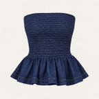 THE DEEP INDIGO TOP