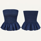 THE DEEP INDIGO TOP